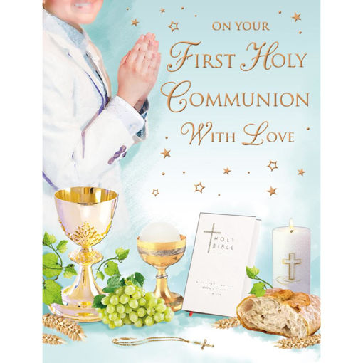 Picture of ON YOUR FIRST HOLY COMMUNION CARD